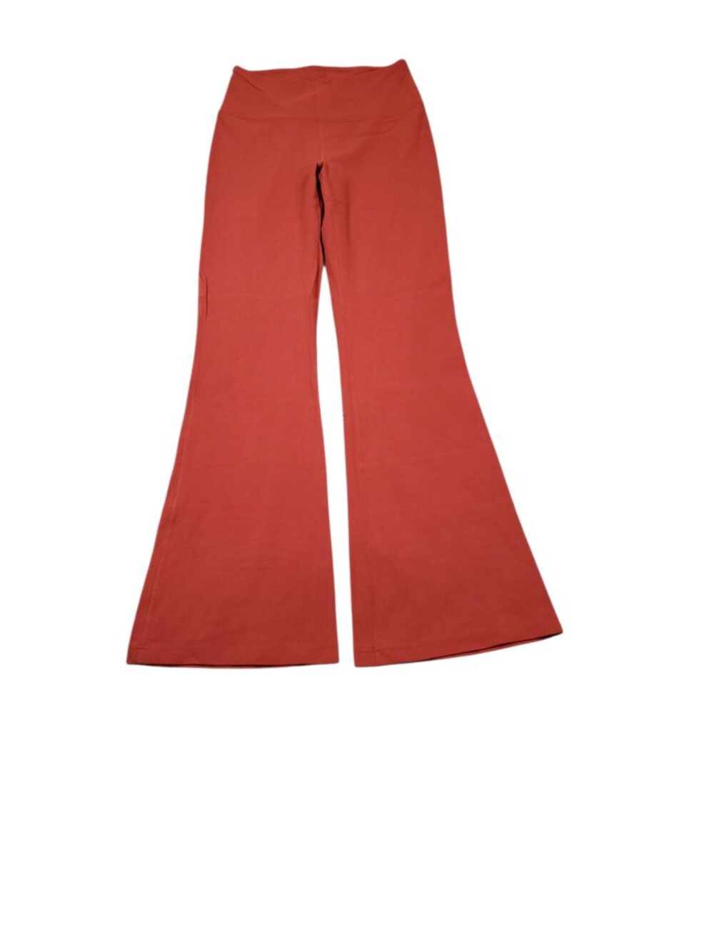 Lululemon Groove Super High Rise Flared Pants Nulu Size 8 Regular Cayenne Red